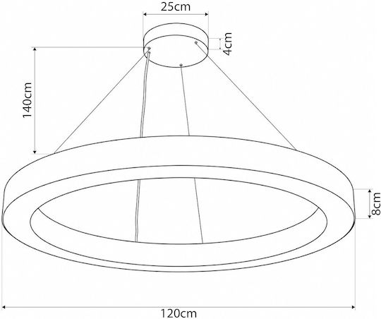 kelvo White LED Ceiling Light With Warm To Cool White Light 120x120cm