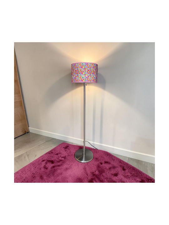 Φωτιστικό Δαπέδου Dark Pink Trigon Διαστάσεις 35*25 Oxygen Lampshades
