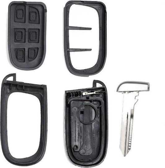 Husă Pentru Chei Auto Compatibilă Cu Jeep Cherokee Wrangler Dodge Ram Durango Chrysler – Lamă Necutită