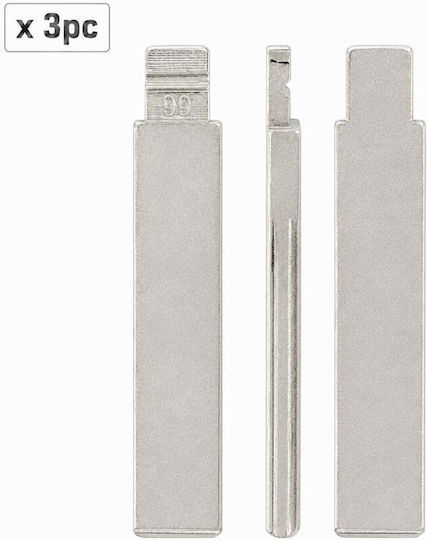 Set 3 Lamă Cheie Smart 99# Peugeot 508 2008 3008