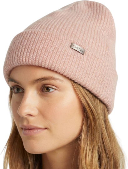Beanie Γυναικείος Σκούφος Πλεκτός σε Ροζ χρώμα