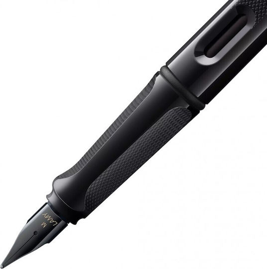 Lamy Safari Fountain Pen Broad Black Plastic with Blue Ink
