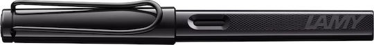 Lamy Safari Fountain Pen Broad Black Plastic with Blue Ink