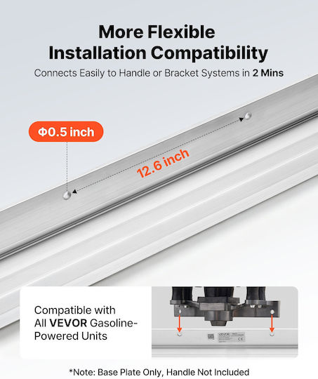 Vevor Κανόνας Ισοπέδωσης Μπετόν Αλουμινίου 1829 Mm Rydlshntgdjd12bm9001v0