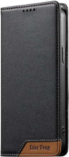 Xiaomi Poco X8 Pro 5g Case Dierfeng Leather Wallet Black