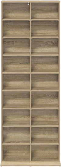 vidaXL Floor CD Case 65x23.5x175cm