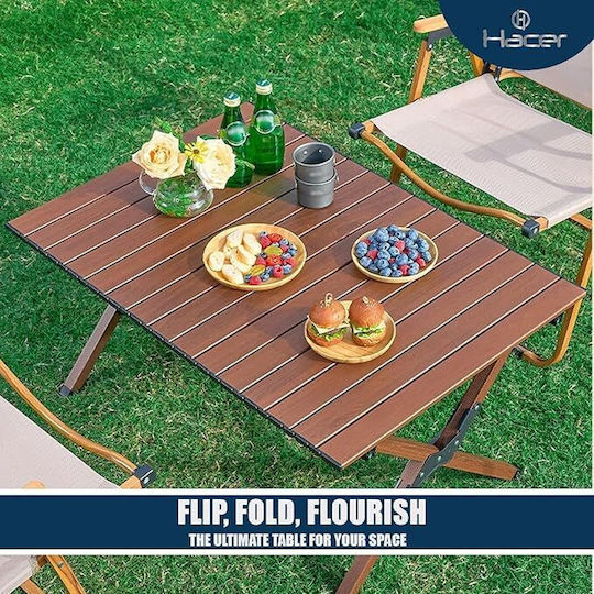 Masă pentru camping pliabilă 60x87x45cm