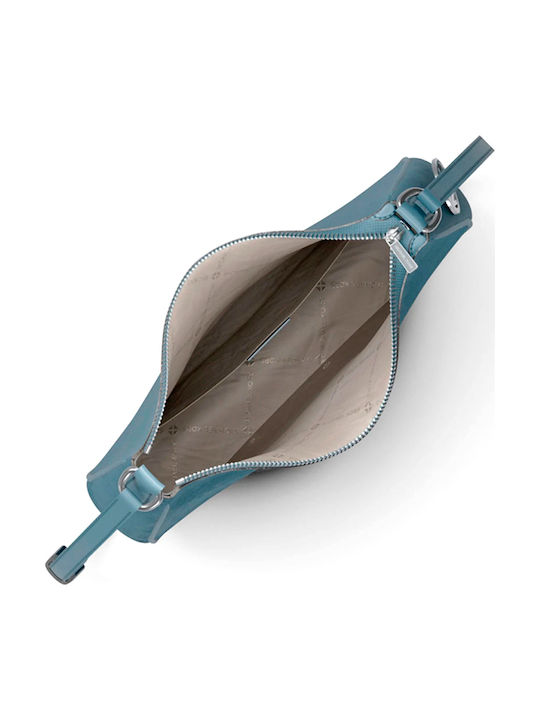 Women's Crossbody Bag Suede Light Blue