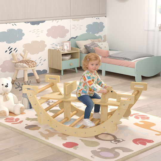 Aiyaplay Wooden Montessori Arch for Children 2-4 Years Convertible Swing 110x52x45 cm Wood 331-100v00nd