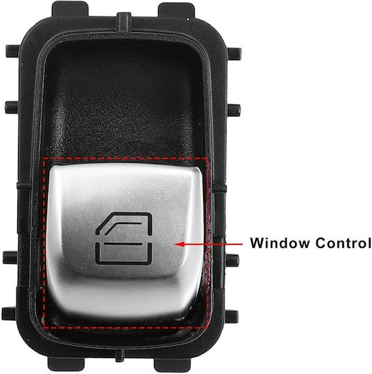Single Passenger Button Electric Switch Suitable Mercedes W205 W213 W222 W253 W293
