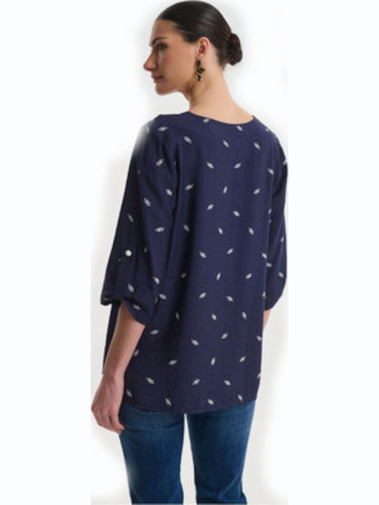 Damenbluse Blau