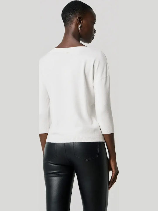 Women's Sweater with 3/4 Sleeve Black