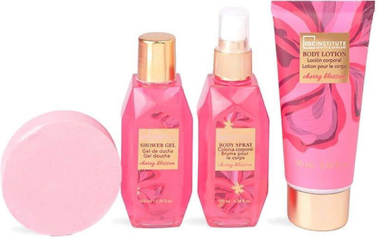 IDC Institute Secret Stories Skin Care Set for Body Cleaning Cherry Blossom 4 Pieces