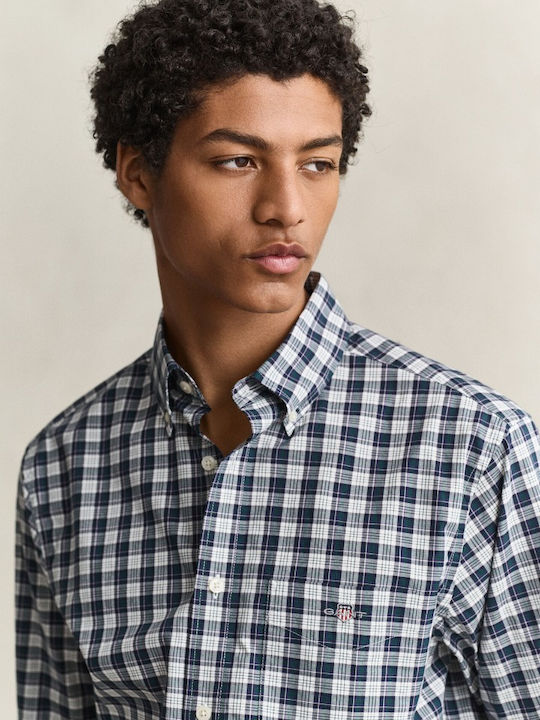 Short Sleeve Cotton Checked Green