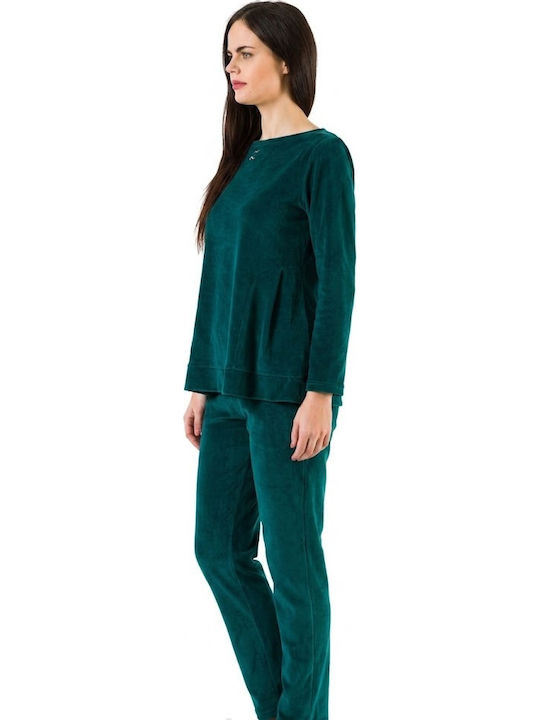 Zen Winter Women's Pyjama Set Green