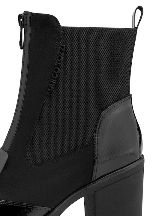 Stiefeletten Damen mit Hochabsatz Schwarz