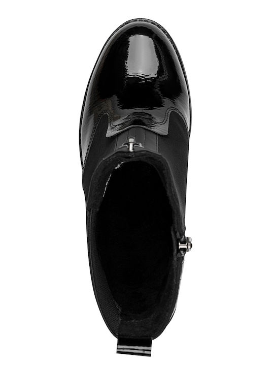 Stiefeletten Damen mit Hochabsatz Schwarz