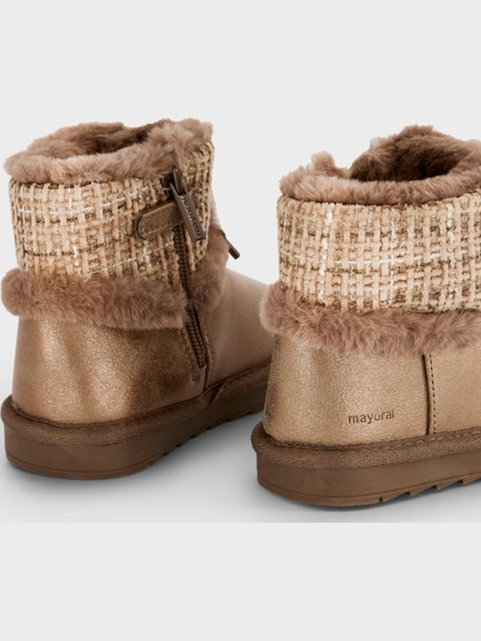 Kinderstiefel mit Reissverschluss Beiges
