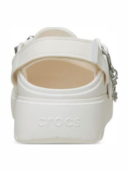 Crocs Crocs Дамски сабо Бели