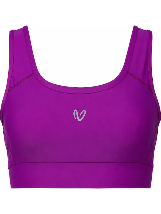 Women's Athletic Sports Bra Purple with Light Padding