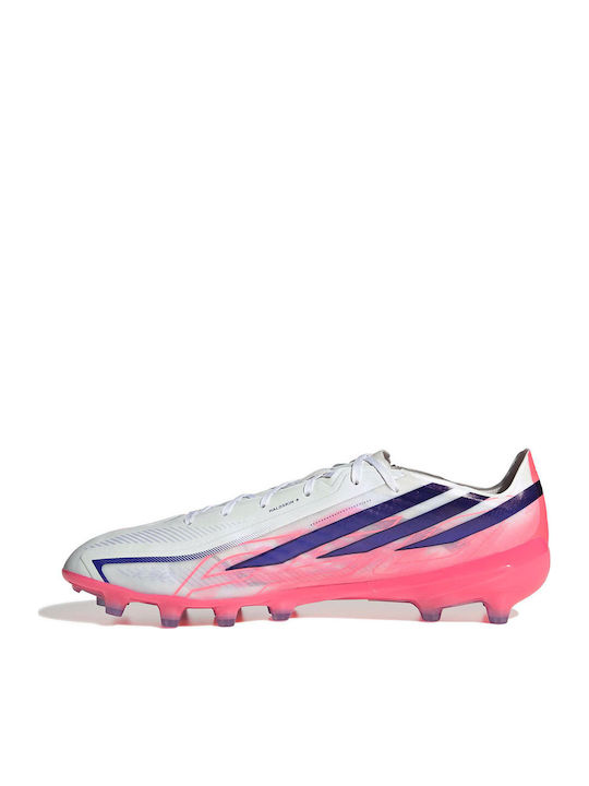 adidas F50 Hyperfast Pro AG-Pro Fußballschuhe mit Stollen Weiße