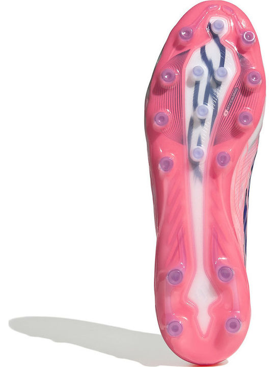 adidas F50 Hyperfast Pro AG-Pro Fußballschuhe mit Stollen Weiße