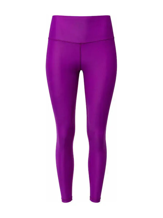 Training Women's Set with Full-Length Leggings High Waist Purple