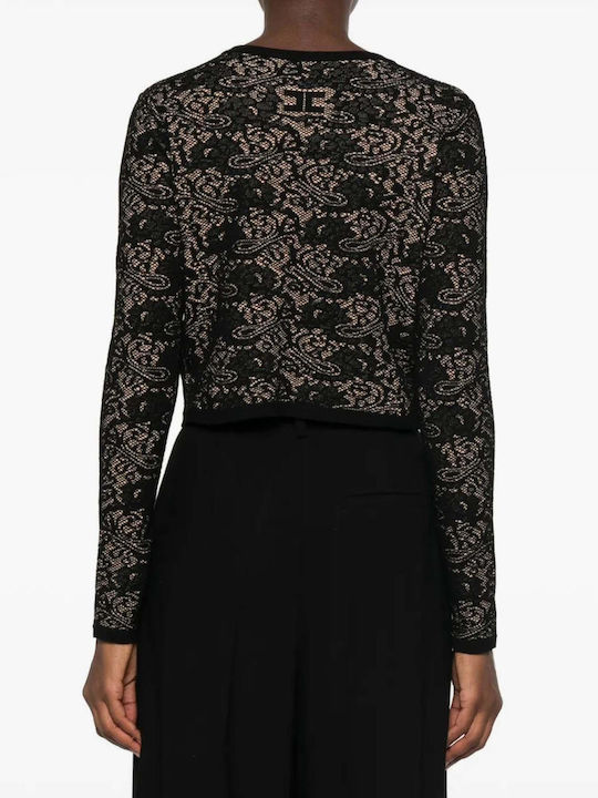 Women's Knitted Black Cardigan