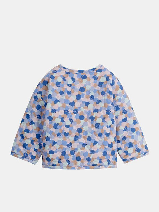 Kinder-Strickjacke Blau