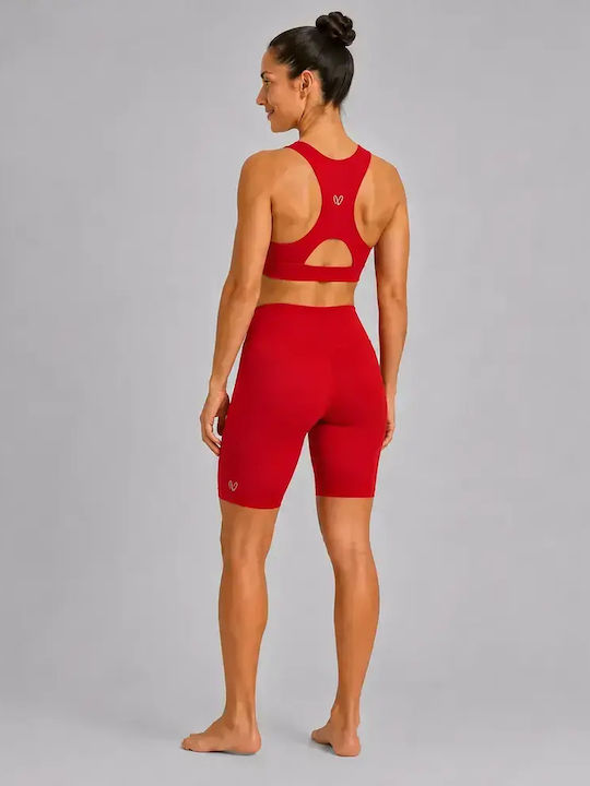 Vasiliki Women's Short Hiking Trousers Red