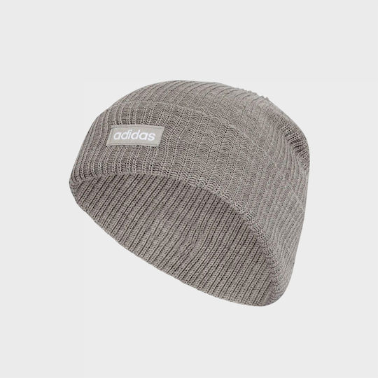 Căciulă Cuff Unisex cu tricotaj Rib în culoare Bej