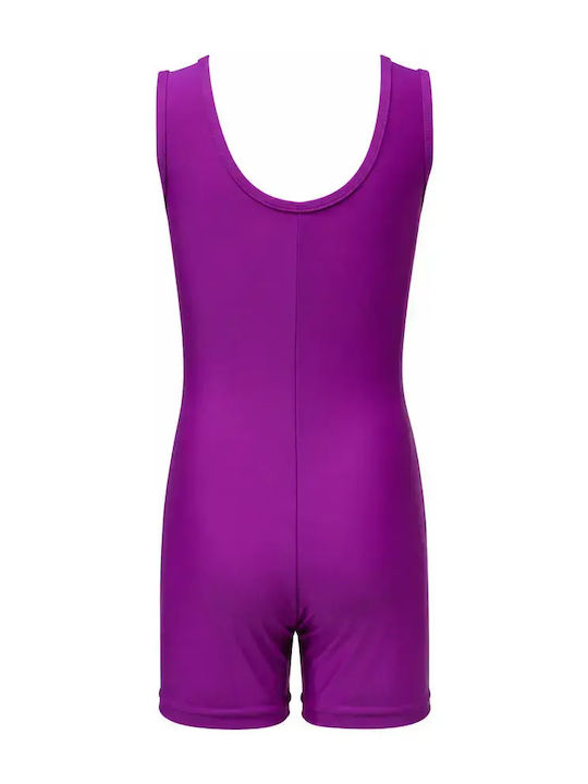 Kids Sports Long Purple Leggings