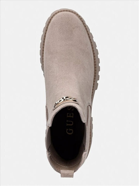 Damen Stiefeletten Grau