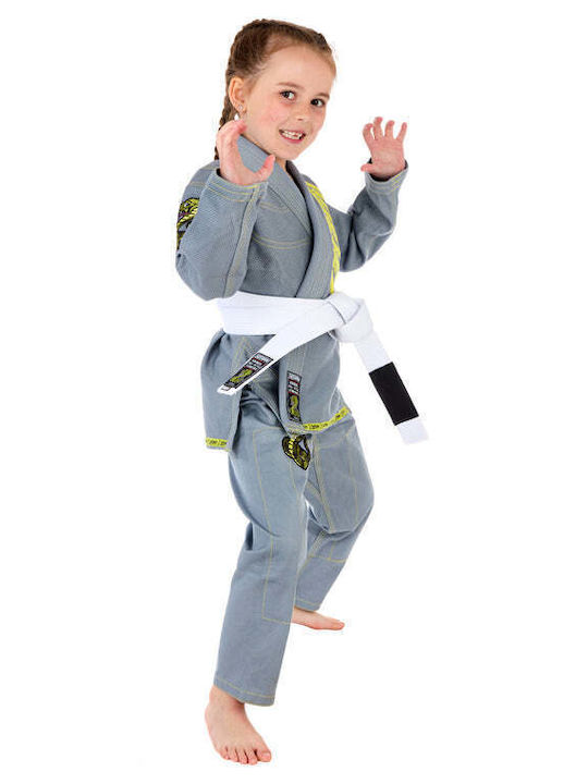 Tatami Fightwear Gi Tatami Kinder Kampfsportuniformen Brazilian Jiu Jitsu Grau