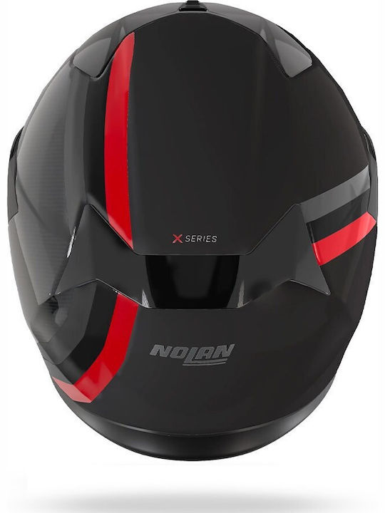 Nolan X-804 RS Ultra Carbon Gemini 352 Black/Red/Anthracite Motorcycle Helmet Full Face ECE 22.06
