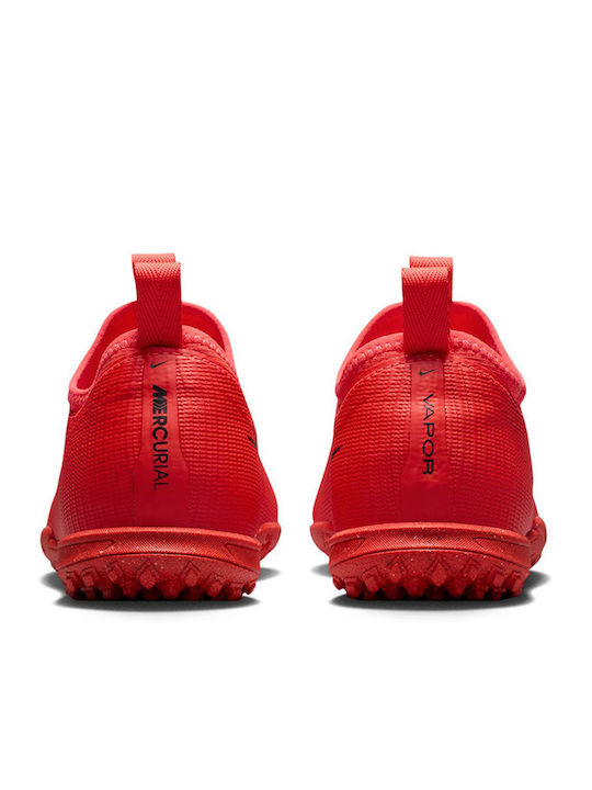Jr Mercurial Vapor TF Kinder Fußballschuhe und Stollenschuhe mit Rasen Rote