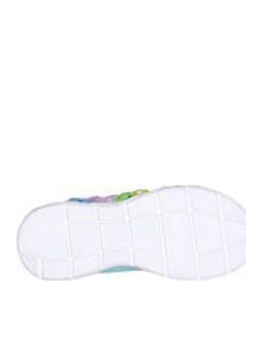 Kids Sneakers with Hoop & Loop Closure Light Blue