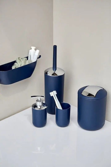 Wenko Perie De Toaletă Din Plastic Albastră Pentru Baie