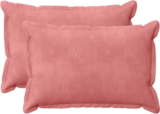 vidaXL Sofa-Kissen Houten aus Samt Rosa 50x70cm