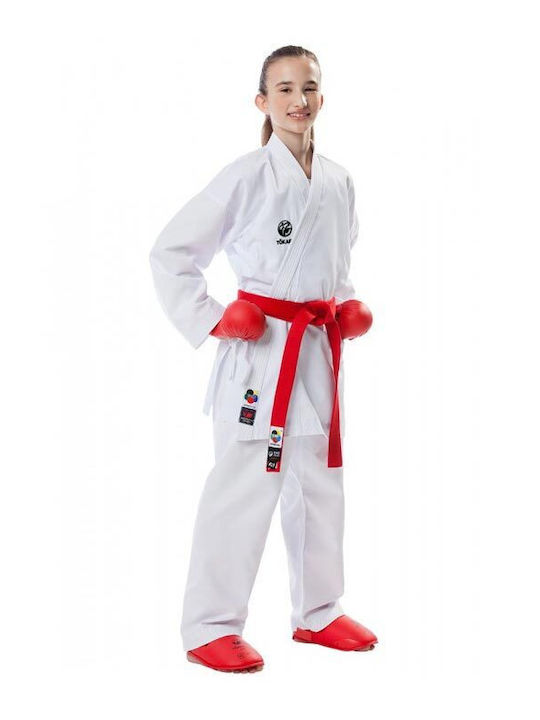 Tokaido Kumite Master Junior 8oz Kinder Karate Uniform Weiß