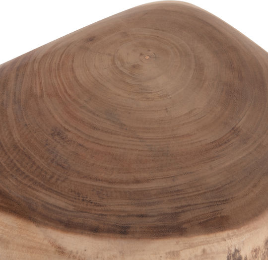 Taburet Cameră de zi Pat din Lemn Suar Natural 38x34x48cm