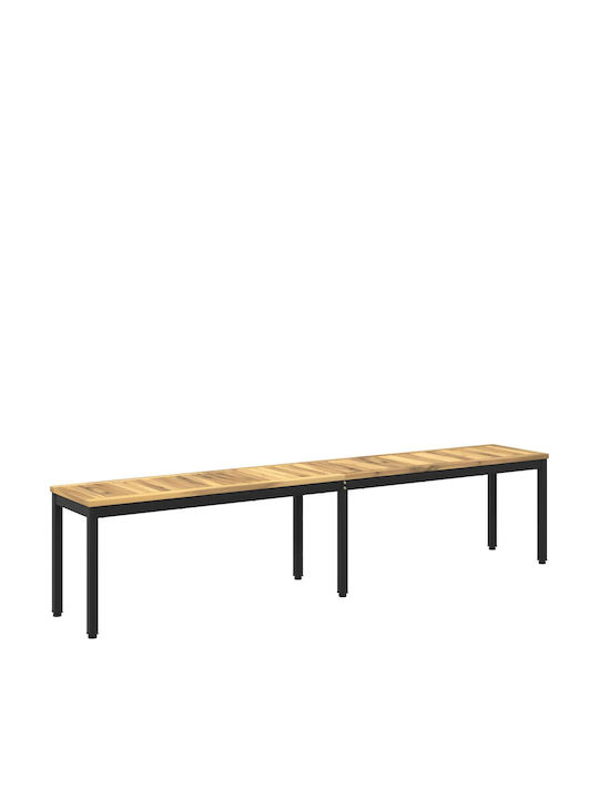 Outdoor Wooden Bench 201x35x45cm