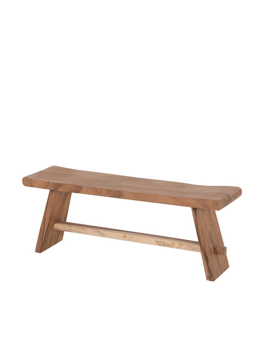 Bancă de exterior din lemn 121x30.5x45cm
