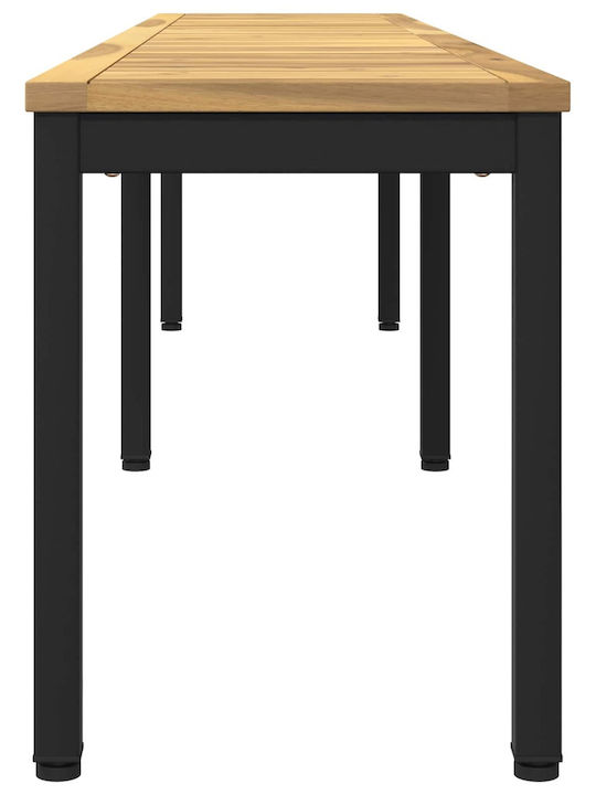Outdoor Wooden Bench 201x35x45cm