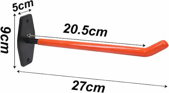 Set 4 Suporturi de perete Jante Anvelope Zola Suportă 60 Kg Oțel Protecție Pvc Accesorii de Montare Incluse