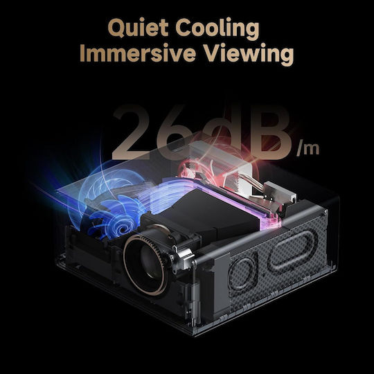 Wanbo X5 Pro Mini Projector Full HD with Wi-Fi and Built-in Speakers WANBOX5SDBL