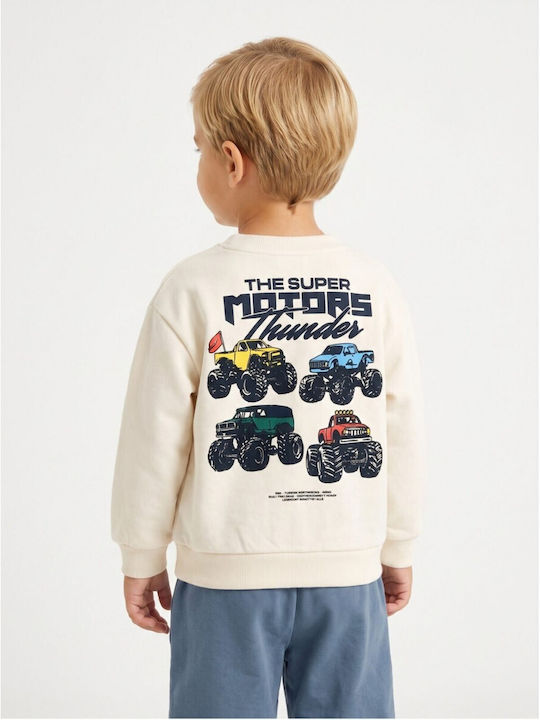 Kids Tracksuit Set With Ecru Top