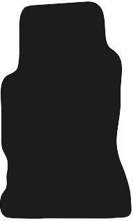 Nylon Driver Mat Honda Legend Ii Coupe 1991-1996 Rubberized Driver Mat