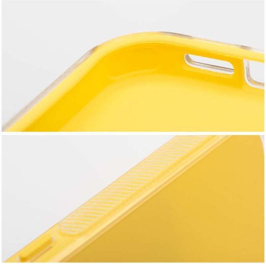 Partner Back Cover Plastic / Silicon Galben (iPhone 15 Pro Max)