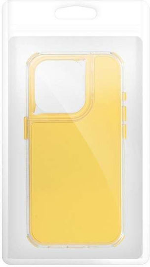 Partner Back Cover Plastic / Silicon Galben (iPhone 15 Pro Max)